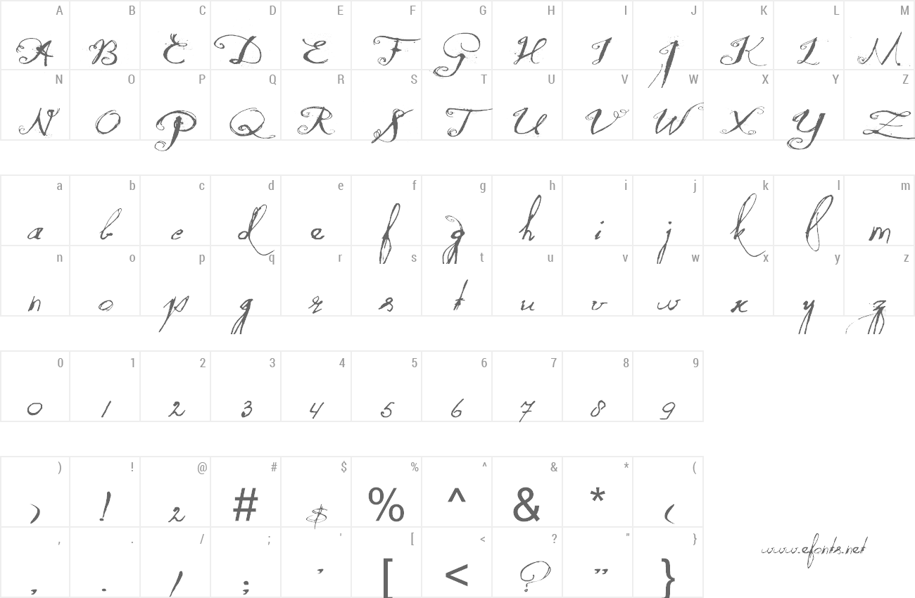Font Quilted Butterfly preview